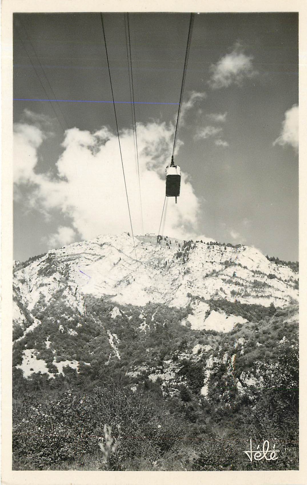 CPA AIX-LES BAINS LE MONT REVARD(1550m) et son teleferique