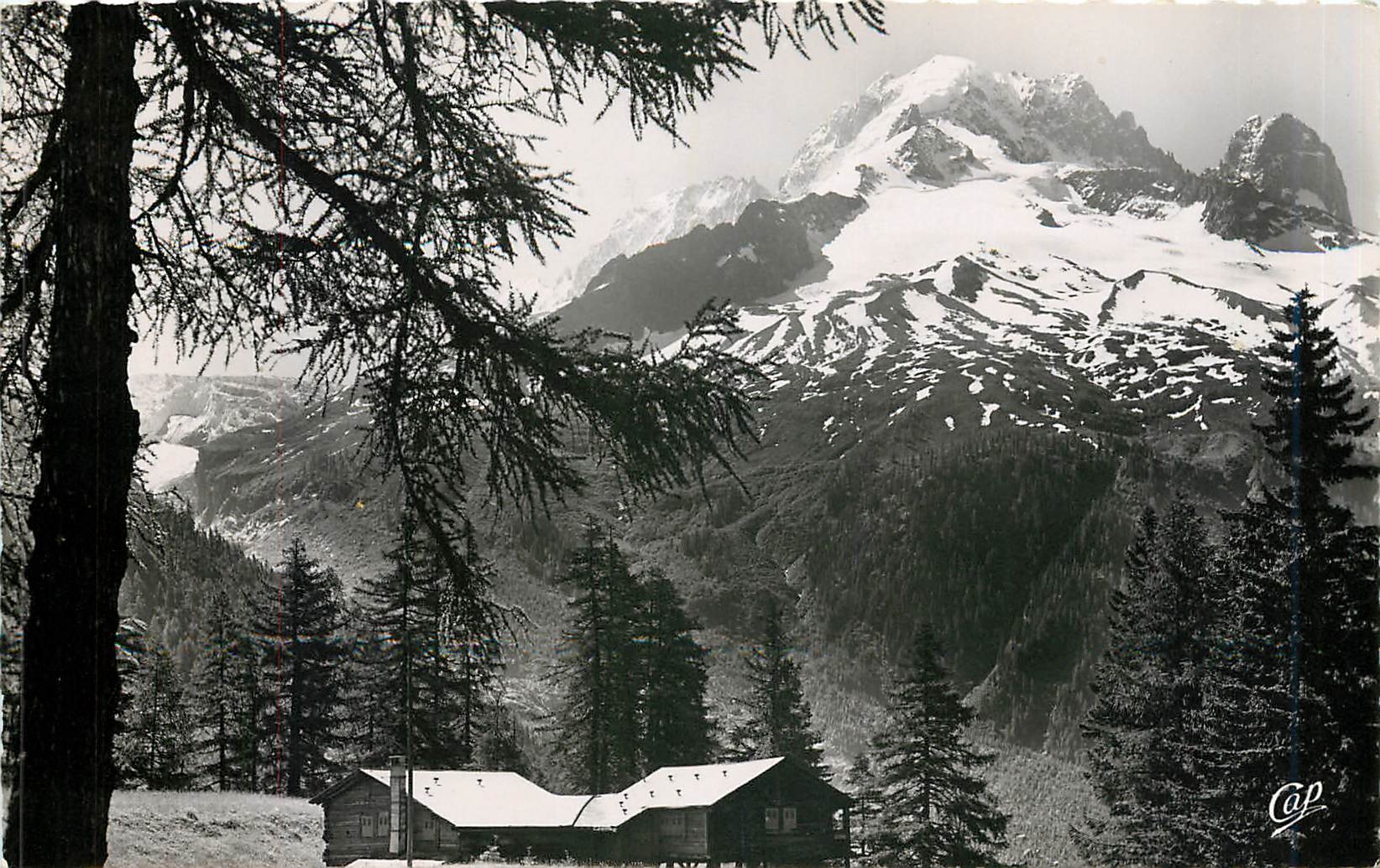 CPA ARGENTIERE-LE Col des Montets .Laiguille Verte et le Dru