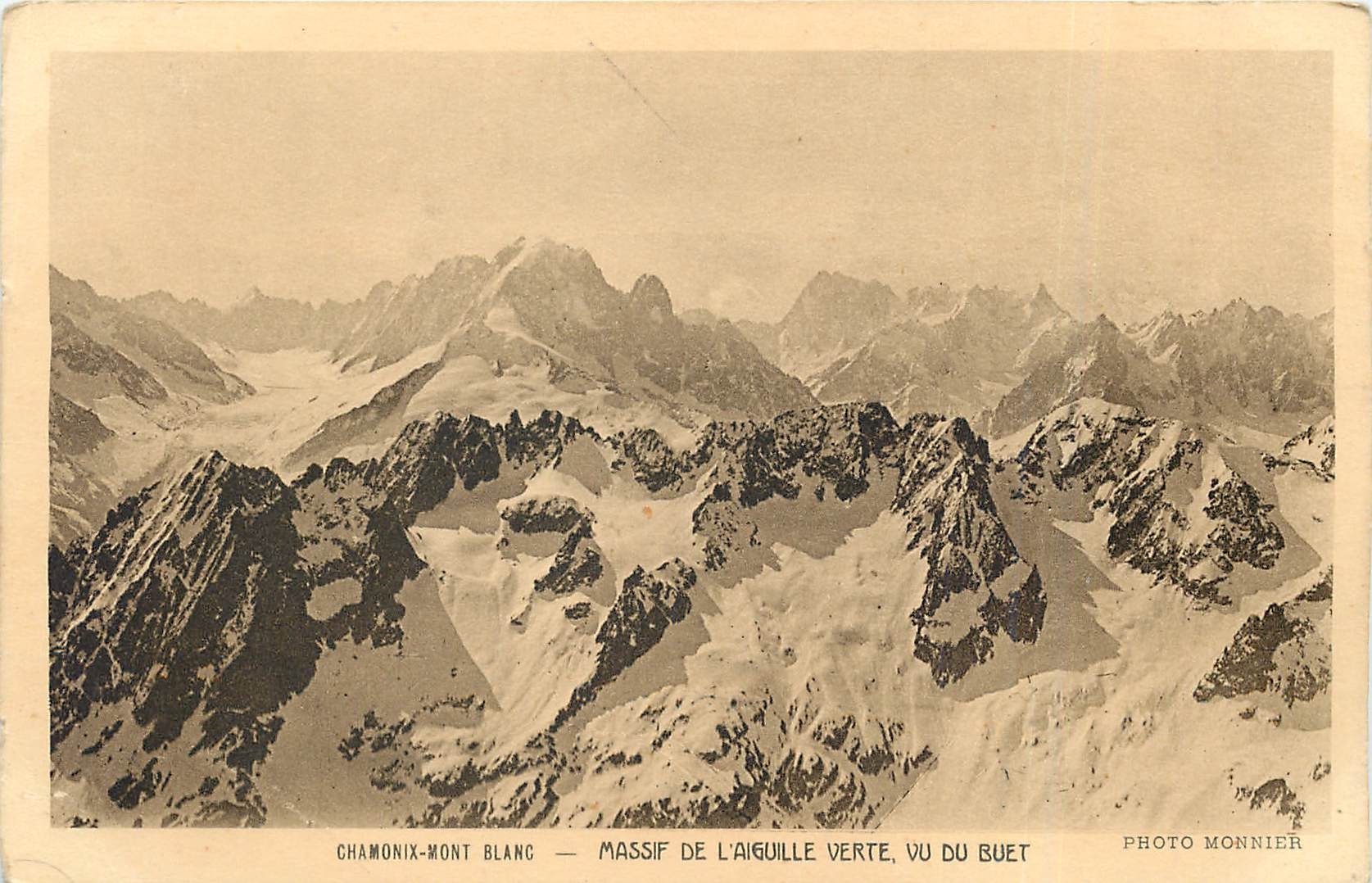 CPA MONT BLANC Massif de l'Aiguille Vertevu du Bruet