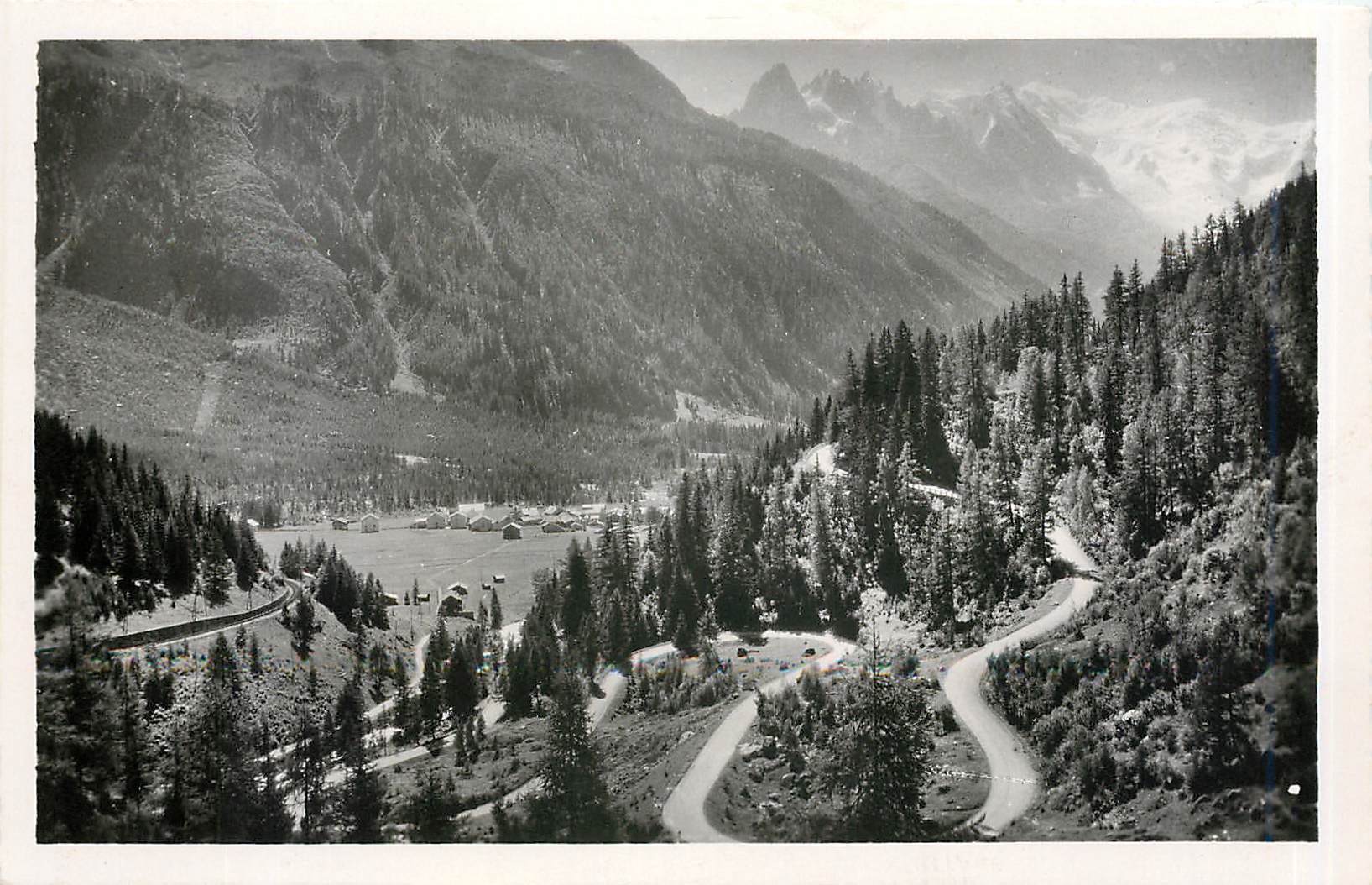 CPA ARGENTIERESRoute du Col des Montels et le Mont Blanc