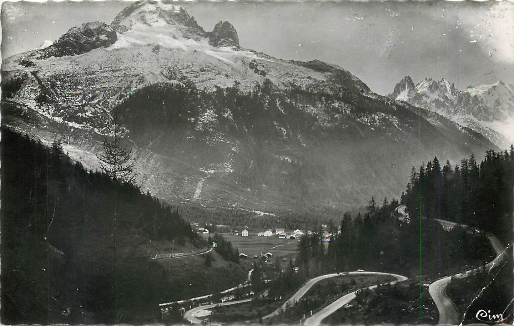 CPA ARGENTIERES-(Ht Savoie) Les Lacets du Col des Montets