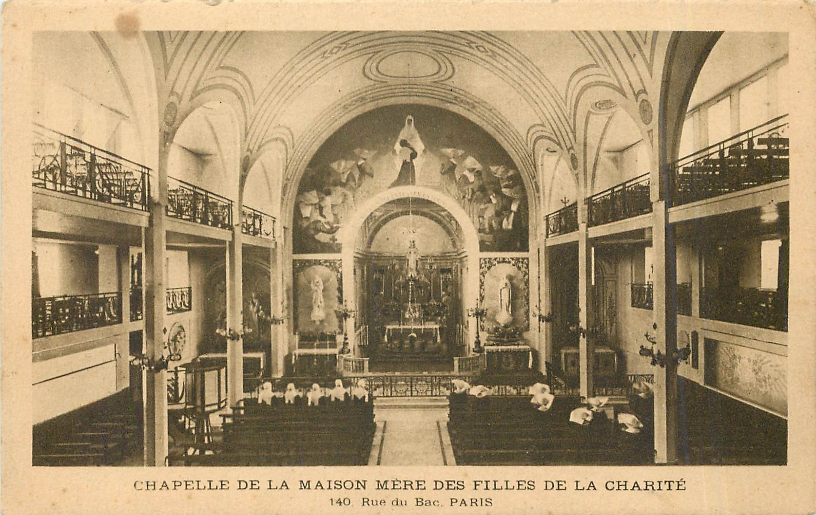 CPA CHAPELLE DE LA MAMISON MERE DES FILLES DE LA CHARITE-PARIS