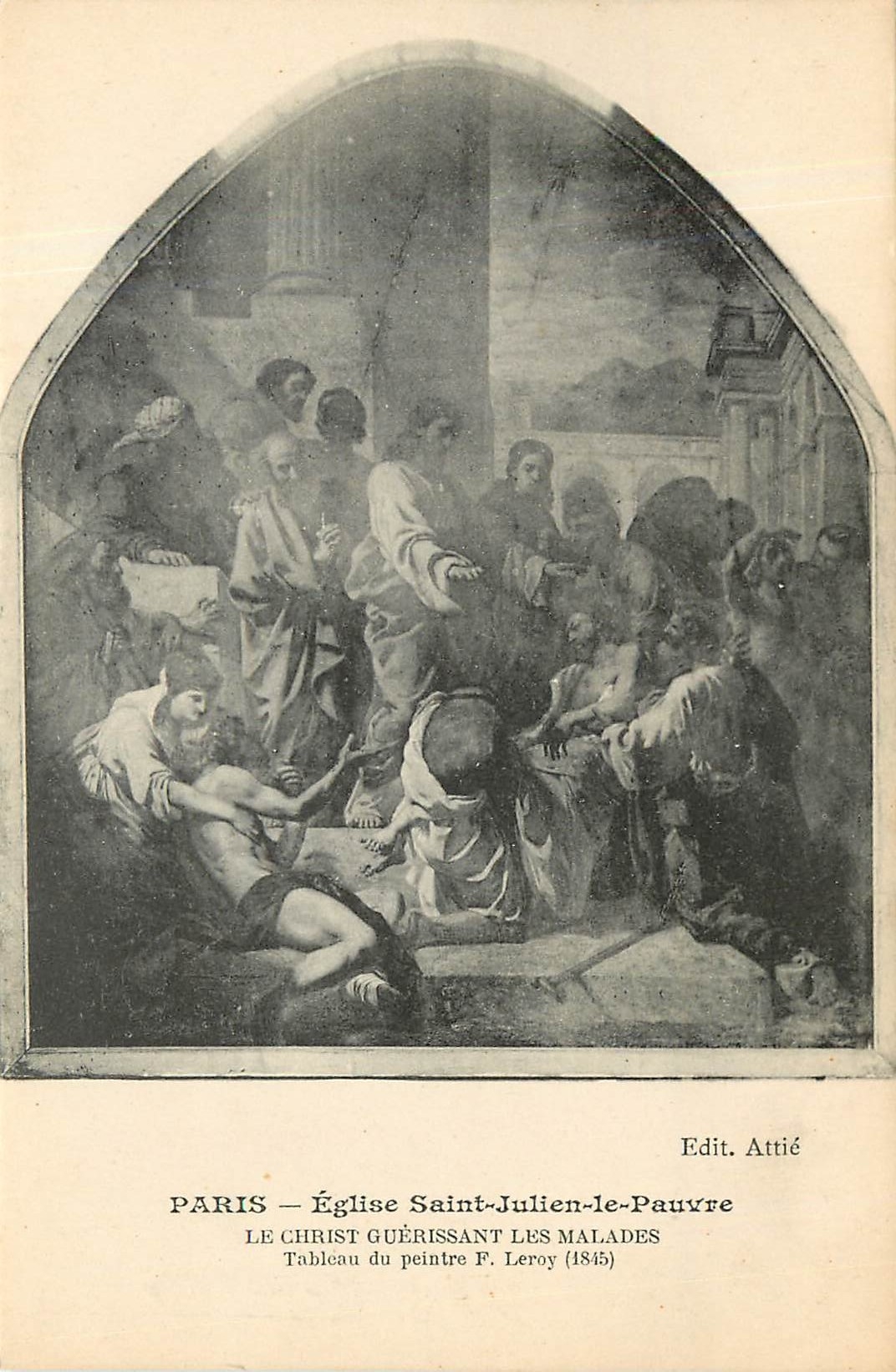 CPA PARIS EGLISE SAINT JULIEN LE PAUVRE