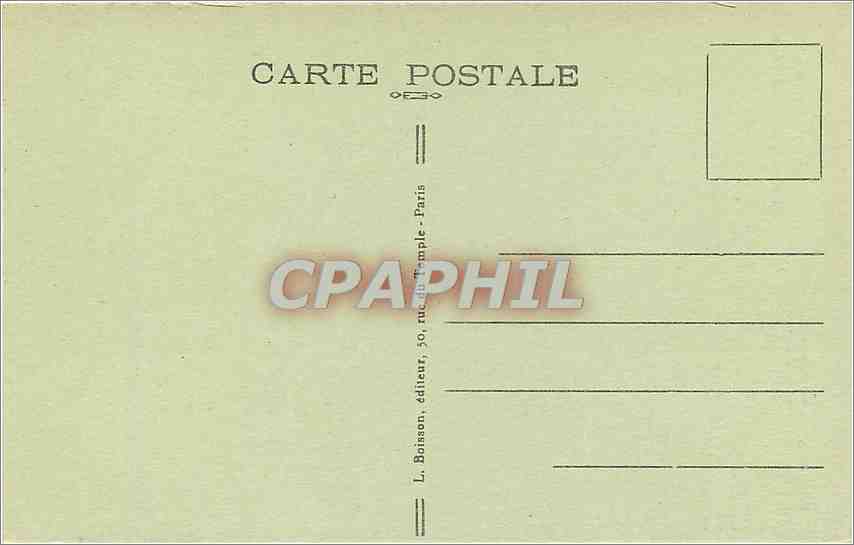 CPA PARIS-ET SES MERVEILLES — Rückseite