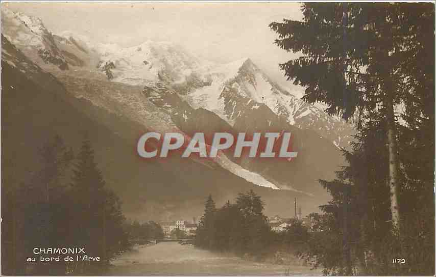 CPA CHAMONIX-et le mont Blanc