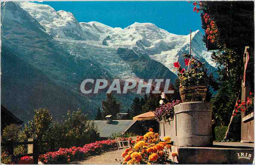 CPA CHAMONIX-et le mont Blanc