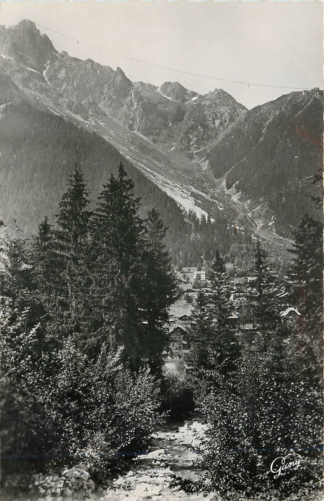 CPA CHAMONIX-et le mont Blancpris de la Flegere