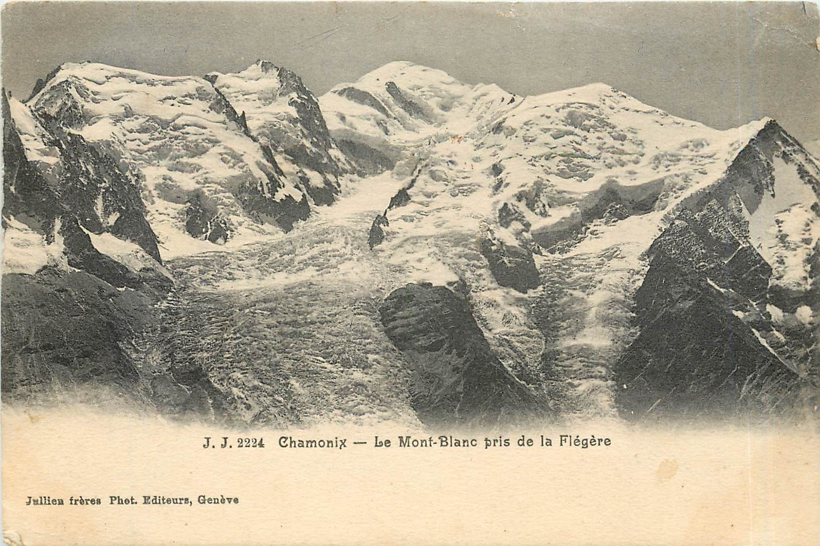 CPA CHAMONIX-et le mont Blanc(1050) The Savoie
