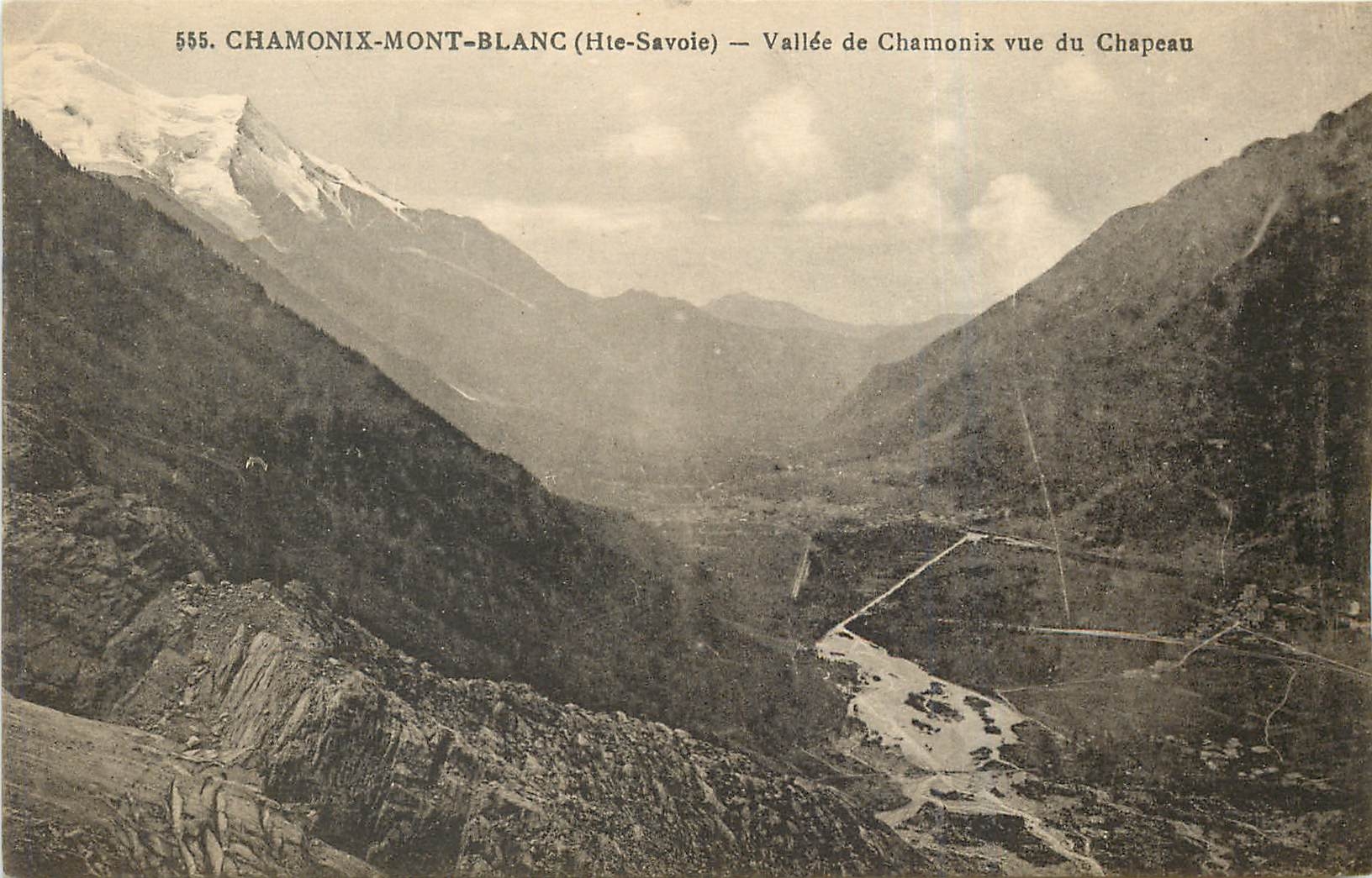 CPA CHAMONIX-MONT Blanc (The Savoie) Vallee de Chamonix