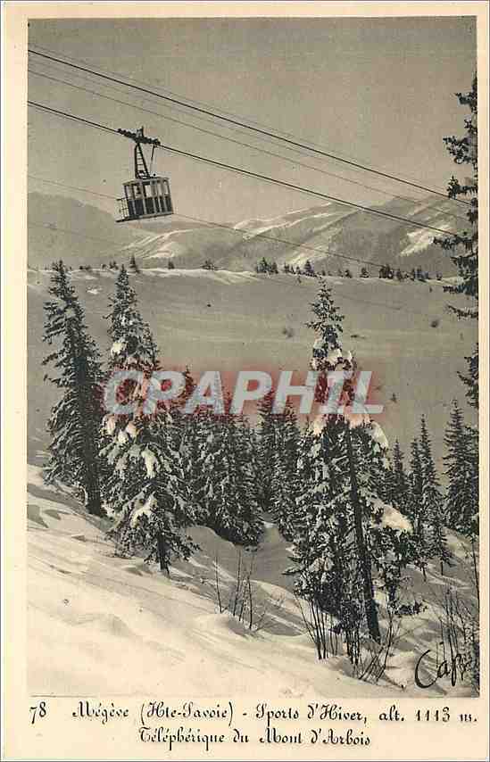 Mont d'Arbois — Téléphérique du Mont d'Arbois, alt. 1143 m — Meige (Haute-Savoie)