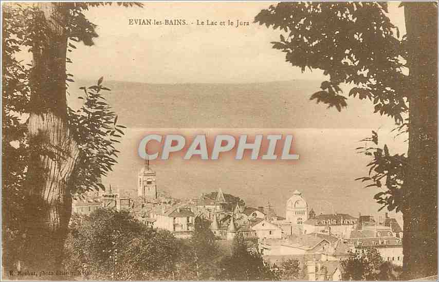 CPA EVIAN LES BAINS Le Lac et le Jora