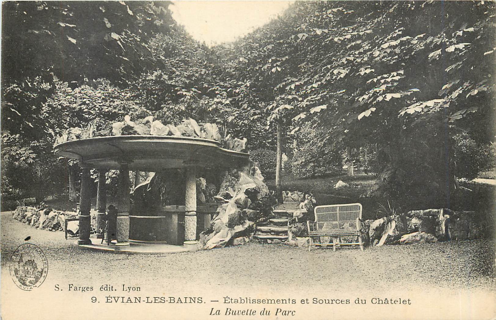 CPA EVIAN LES BAINS - la buvette du Parc