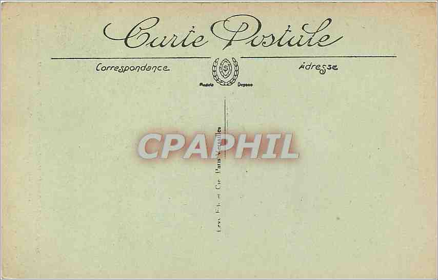 CPA Souvenir de la Capelle Expiatoire 73 bis  Boulevard Haussmann — Rückseite