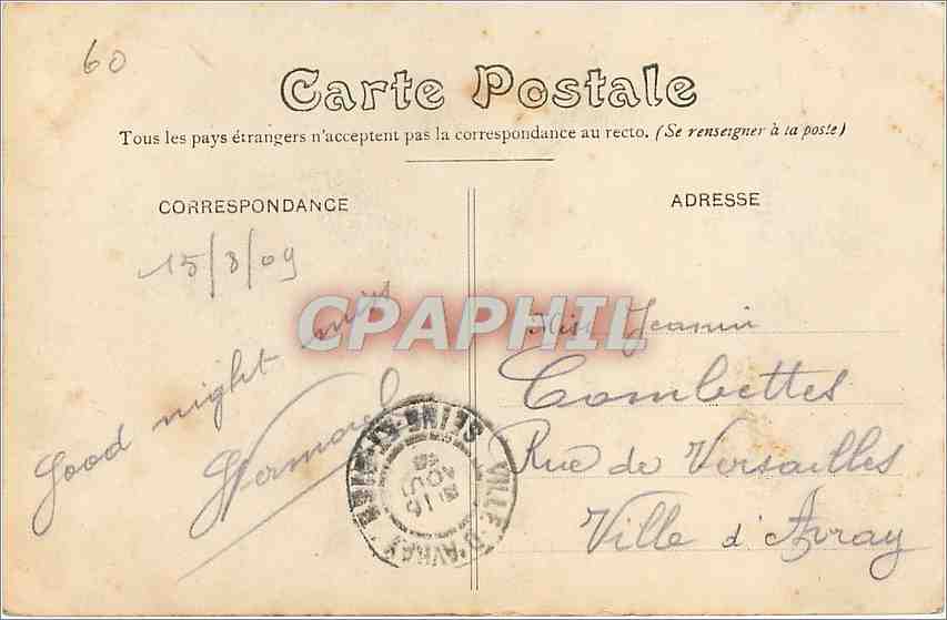 CPA DIEPPE-lL'eglise Saint Jacques — Rückseite