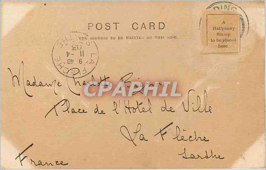 Houses of Parliament — London — Hildesheimer & Co. Ltd. no. 108 — Back