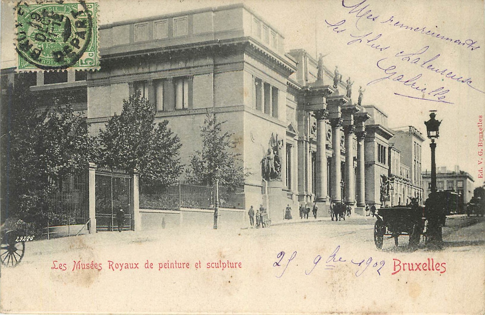 Die Königlichen Museen für Malerei und Skulptur — Brüssel — Ed. V.G. Brüssel