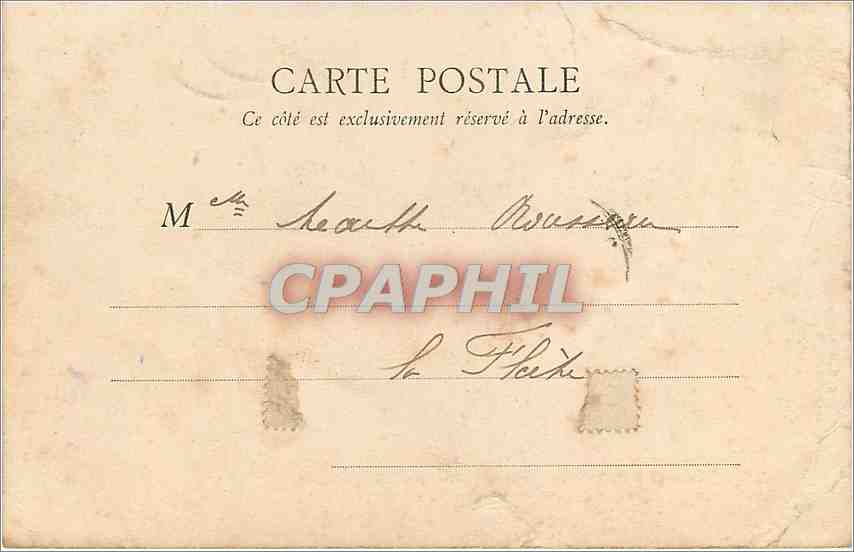 CPA Isack van Ostade Un canal gele en Hollande — Verso
