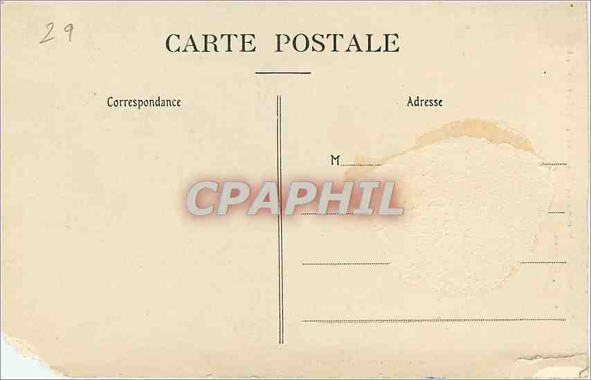 CPA Costume jeune homme de Chateaulin Pont de Buis  le faon  Argot ineult — Rückseite