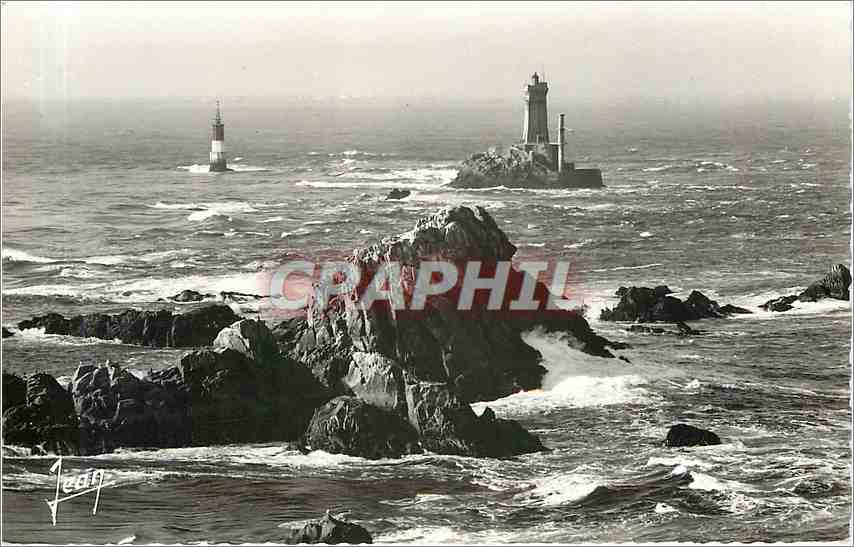 CPM BRETAGNE PONT AVEN (Finistere)-La pointe et le Raz de Sein au fond  l'ile de Sein