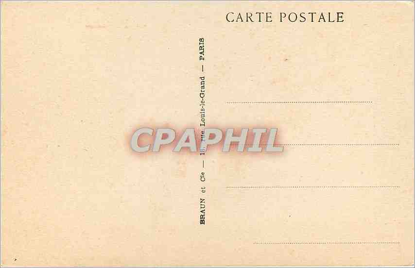 CPA VŒUX Saint Mathieu Evangeliste Rembrandt — Back