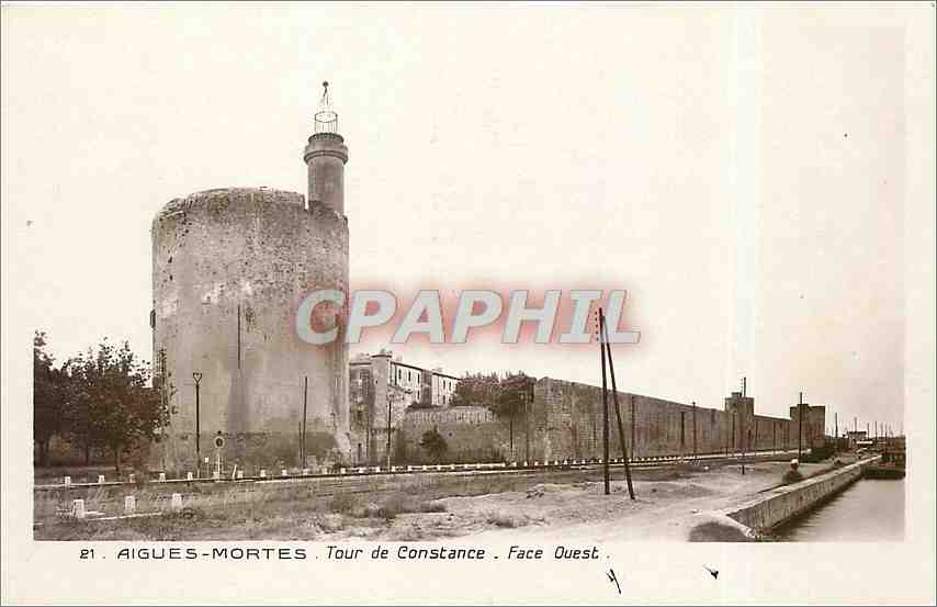 CPA AIGUES-MORTES (GARD) La Tour Constance
