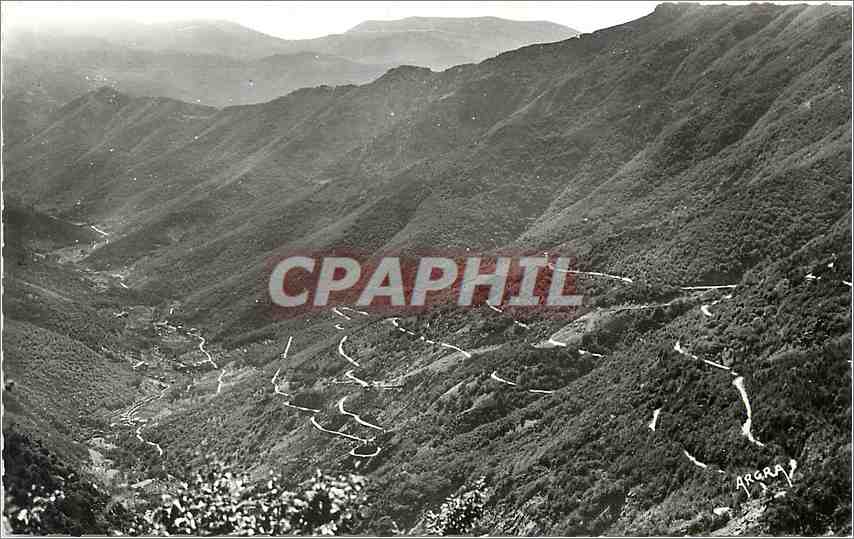 CPA MASSIF DE L'AIGOUAL-Route de Villeraugue au Mont Aigoual