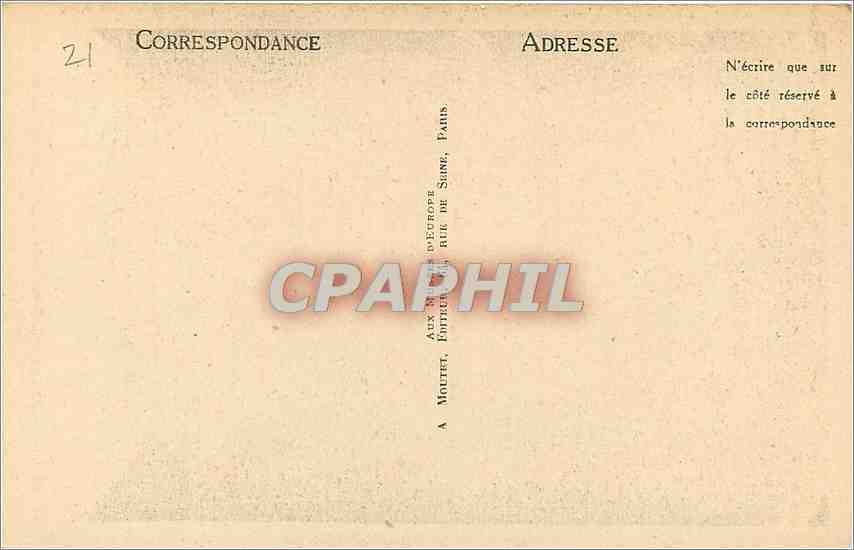CPA DIJON Abbaye des Chartreux.Le Puits de Moise — Verso