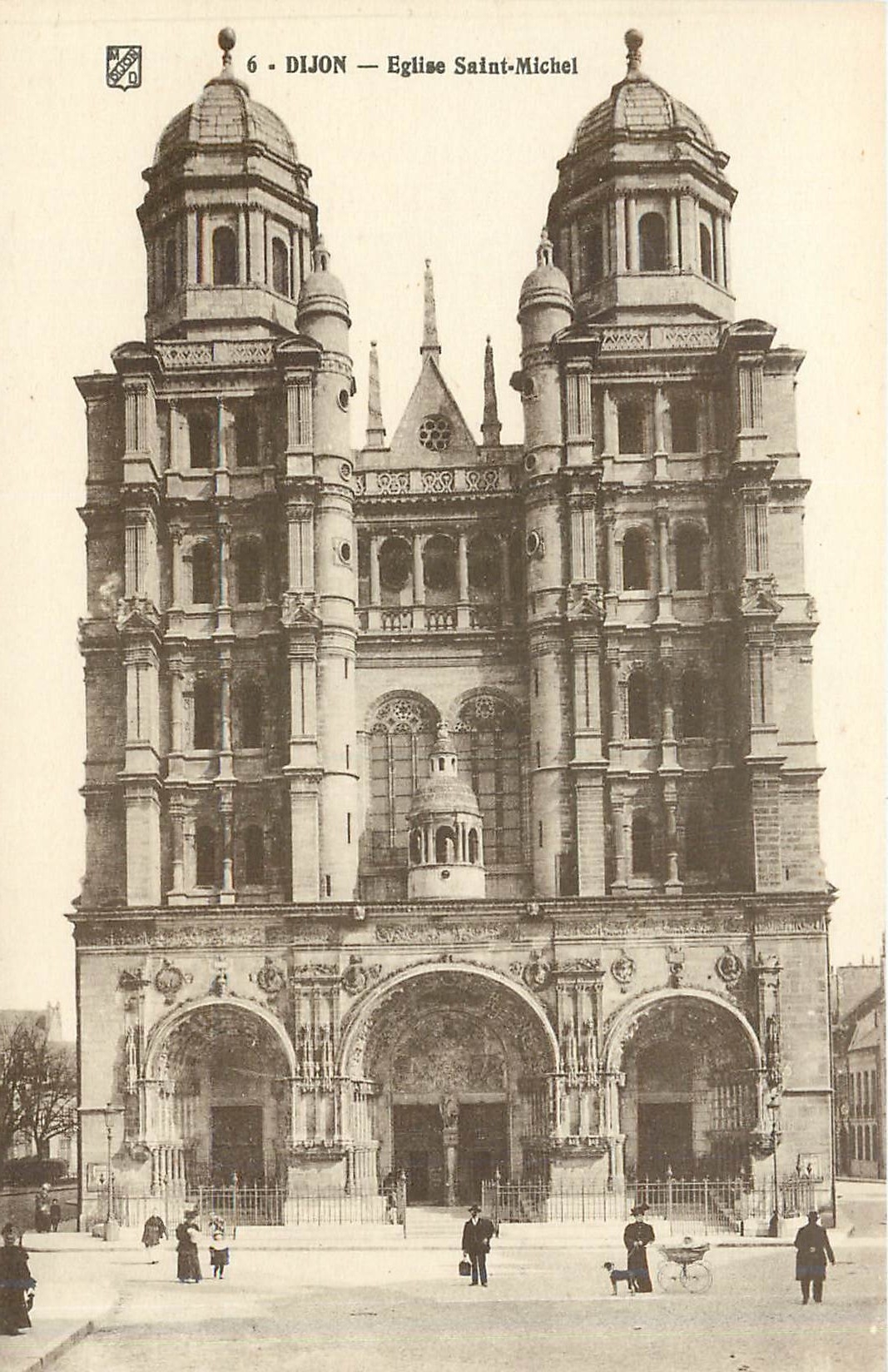 CPA DIJON Eglise Saint Michel