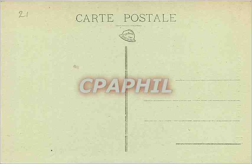 CPA DIJON Eglise Saint Michel — Verso
