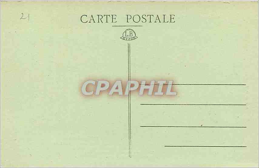 CPA Gargouilles de Notre Dame-DIJON Les faux freres — Rückseite