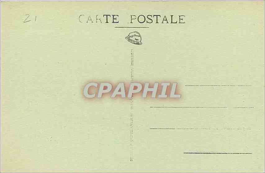 CPA Gargouilles de Notre Dame-DIJON Le desarmement — Rückseite