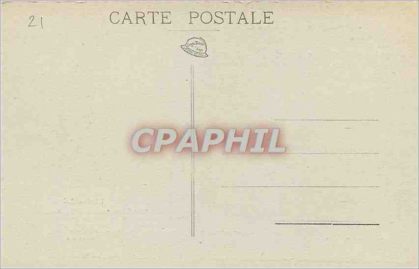 CPA Gargouilles de Notre Dame-DIJON La priere — Rückseite