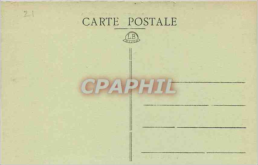 CPA Gargouilles de Notre Dame-DIJON — Rückseite