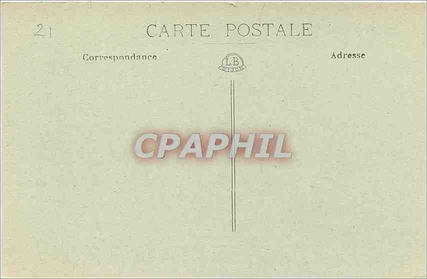 CPA Gargouilles de Notre Dame-DIJON LE renard et le chien — Rückseite