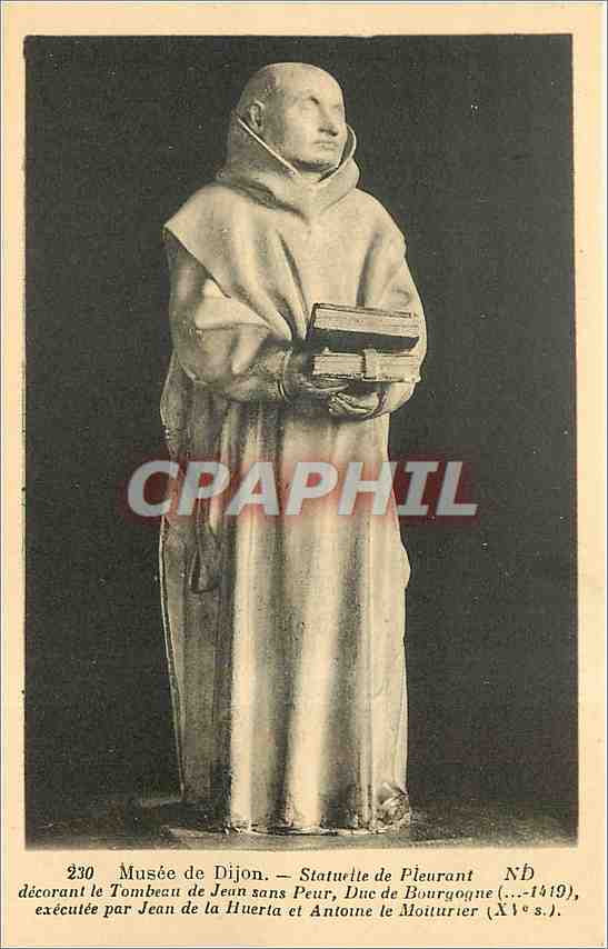 CPA Musee DE DIJON Pleurant du Tombeau de Jean sans Peur et de Philippe de Hardi (5e Pleurant)