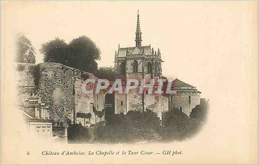CPA Chateau d'Amboise.la chapelle de la Tour Cesar