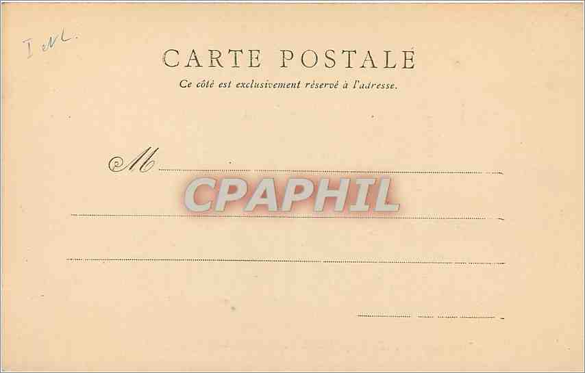 CPA Chateau d'Amboise.la chapelle de la Tour Cesar — Rückseite