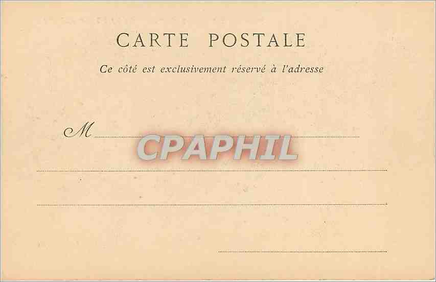 CPA VALLEE DE LA CURE-Vue sur le Chateau de Chastellux — Rückseite