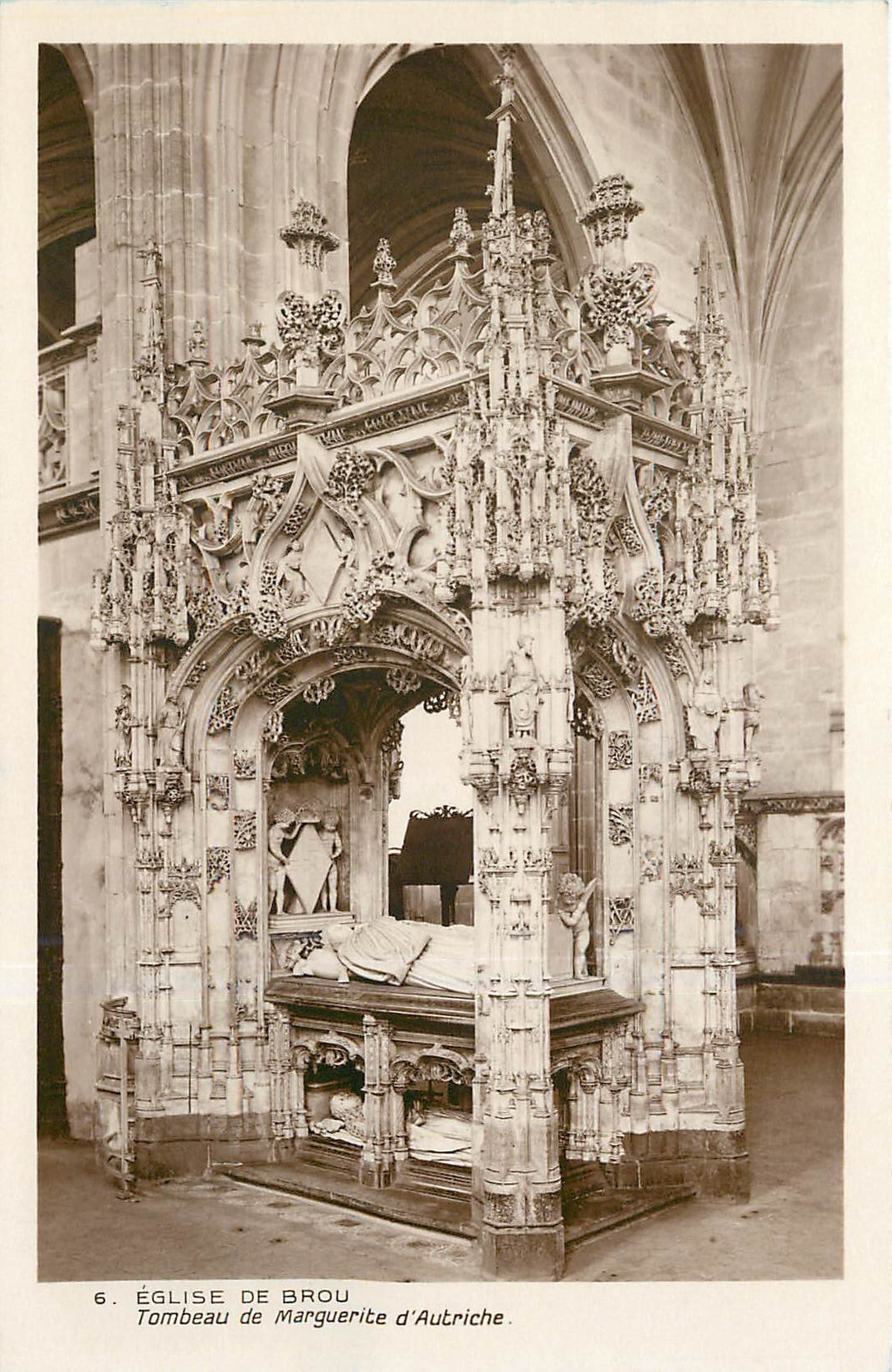 CPA EGLISE DE BROU.Tombeau de Marguerite d'Autriche