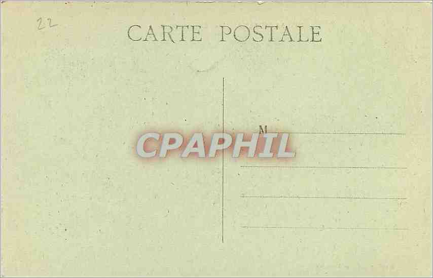 CPA PLOUMANAC'H-L'oratoire Saint-Guirec et le Chateau de Costaeres — Rückseite