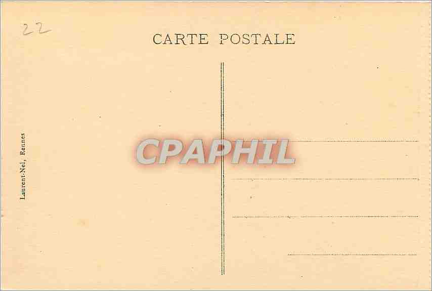 Côte d'Émeraude - Les Bords de la Rance - Le Château Vert, Château — Verso