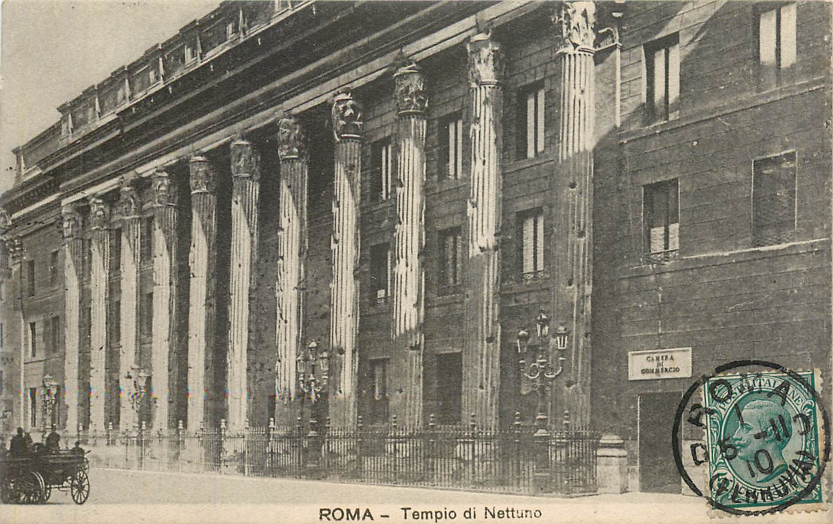 CPA ROMA-Tempio di Nettuno