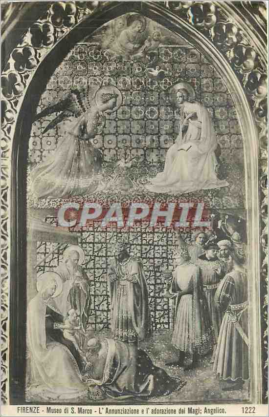 CPA FIRENZA-Museo di S.Marco-L'Annonziazione e l'adorzione del Magi Angelico