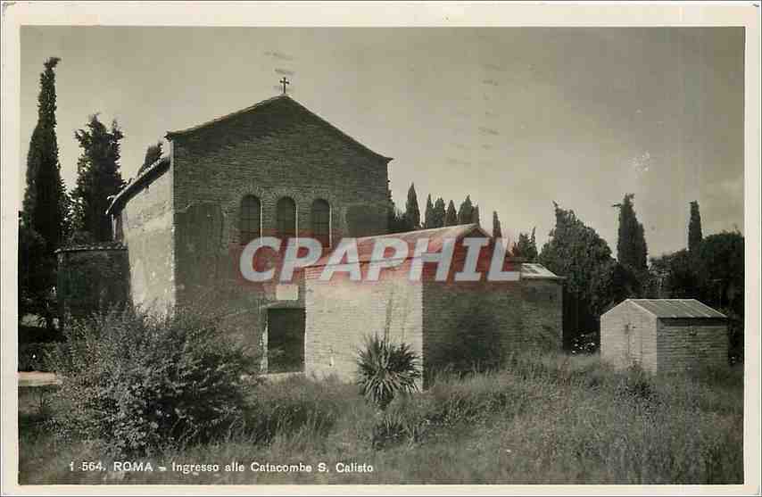 CPA ROMA-Ingresso alle Catacomba S. Calisto