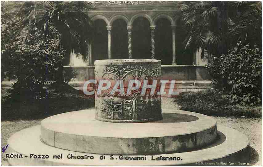 CPA ROMA-Pozzo nel chiostro di S. Giovanni Laterano