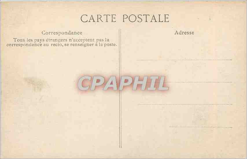 CPA BELLEVUE-Ruines du chateau de Madame de Pompadour — Rückseite