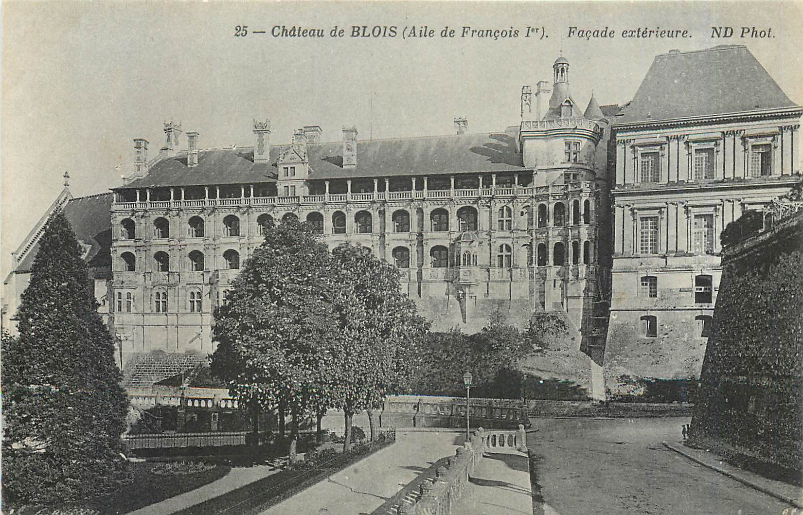 CPA Chateau de BLOIS (Aile de Francois Ier)Façade exterieure