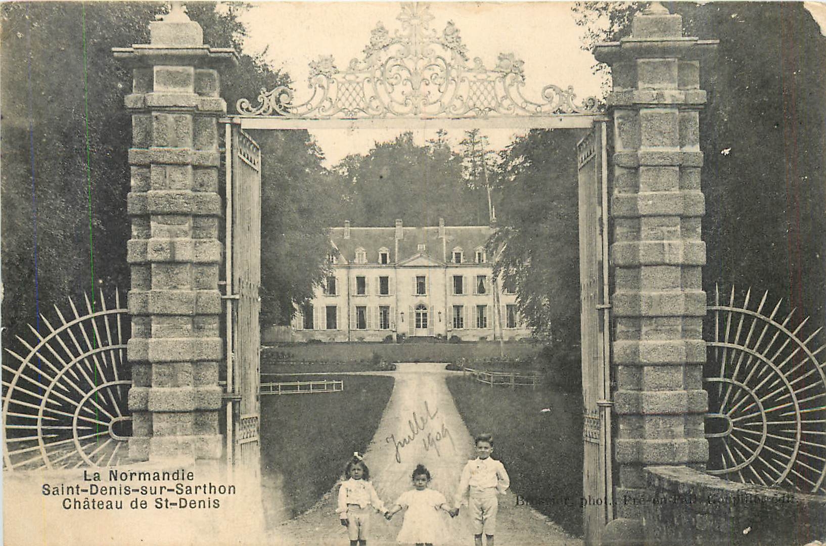 La Normandie — Château de Saint-Denis-sur-Sarthon — Brassart, phot. Pré-en-Pare