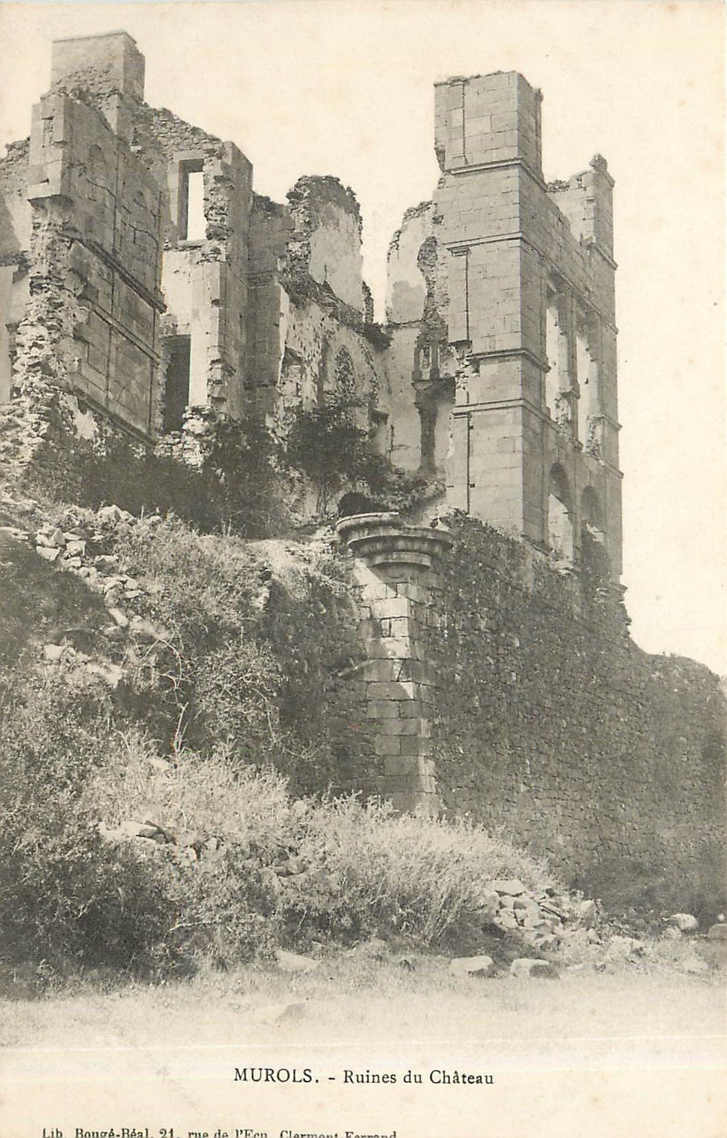 CPA MUROLS-Ruines du Chateau