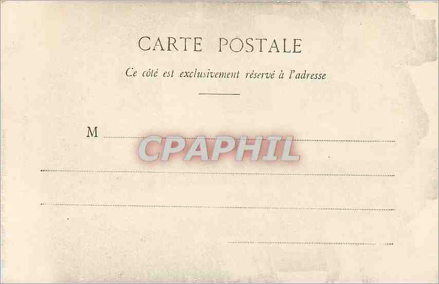 CPA MUROLS-Interieur du Chateau — Rückseite